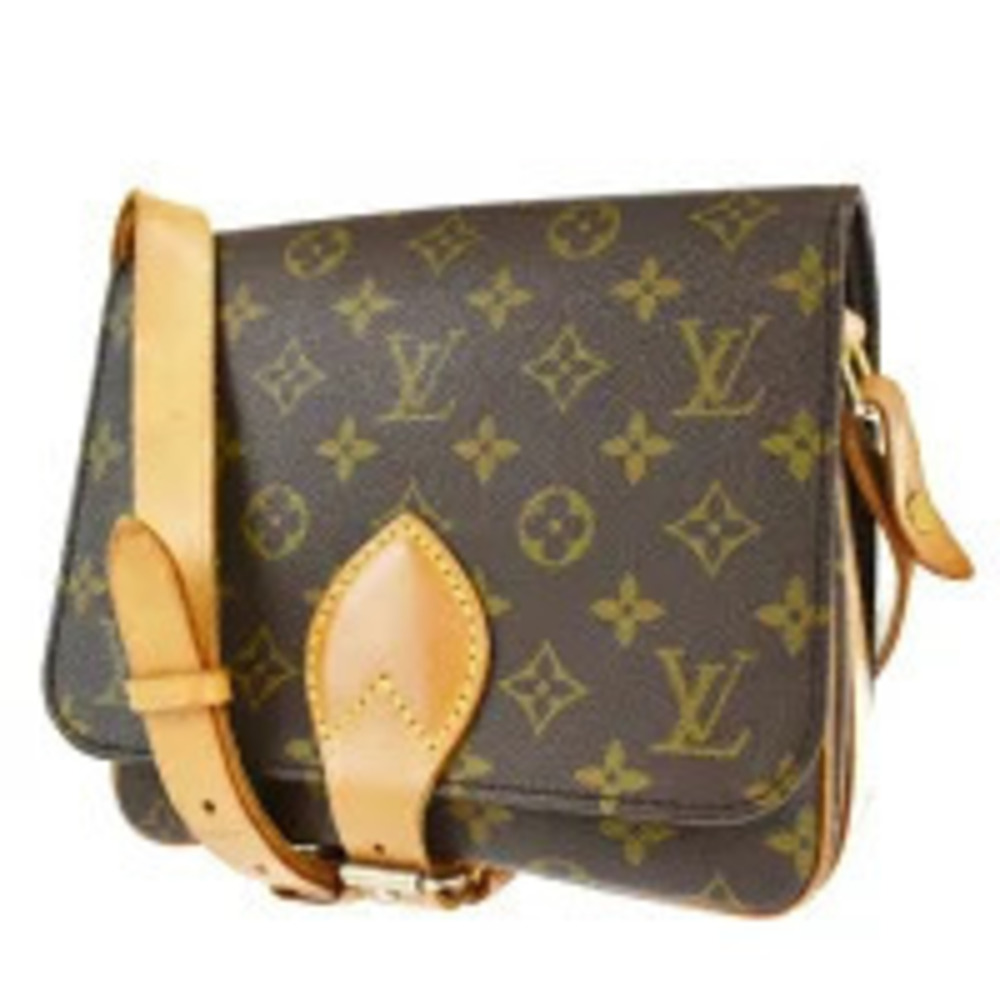 Louis Vuitton Cartouchiere Shoulder Bag Monogram Leather